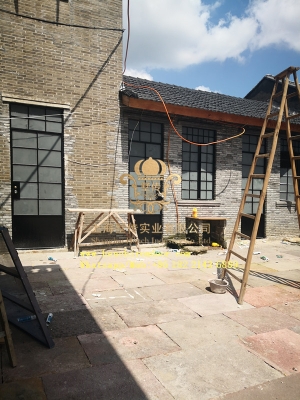 寧波古建筑鐵藝大門鐵藝?yán)箱摯安ＡчT
