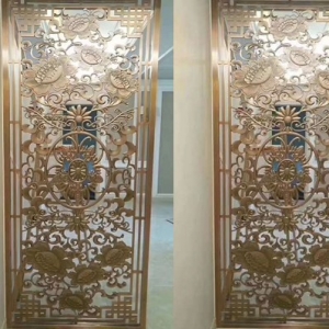 鋁藝屏風(fēng)隔斷7