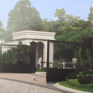 歐式花園別墅豪宅豪華鐵藝大門款式HC-UG3